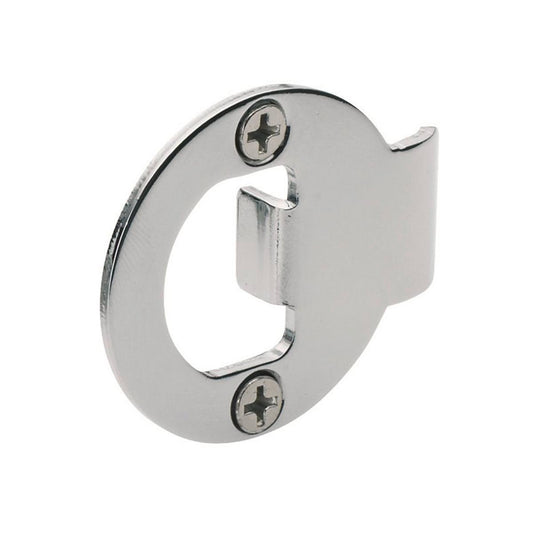 Gainsborough Round Strike Plate - 46mm - Zinc - Bright Chrome Finish
