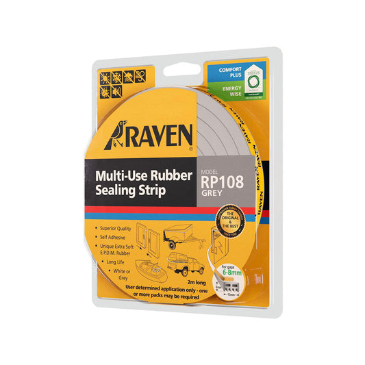 Raven Weather Strip - 2000mm - Grey