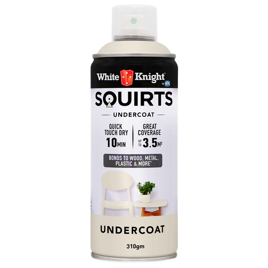 White Knight Squirts Undercoat Spray Paint - 310g