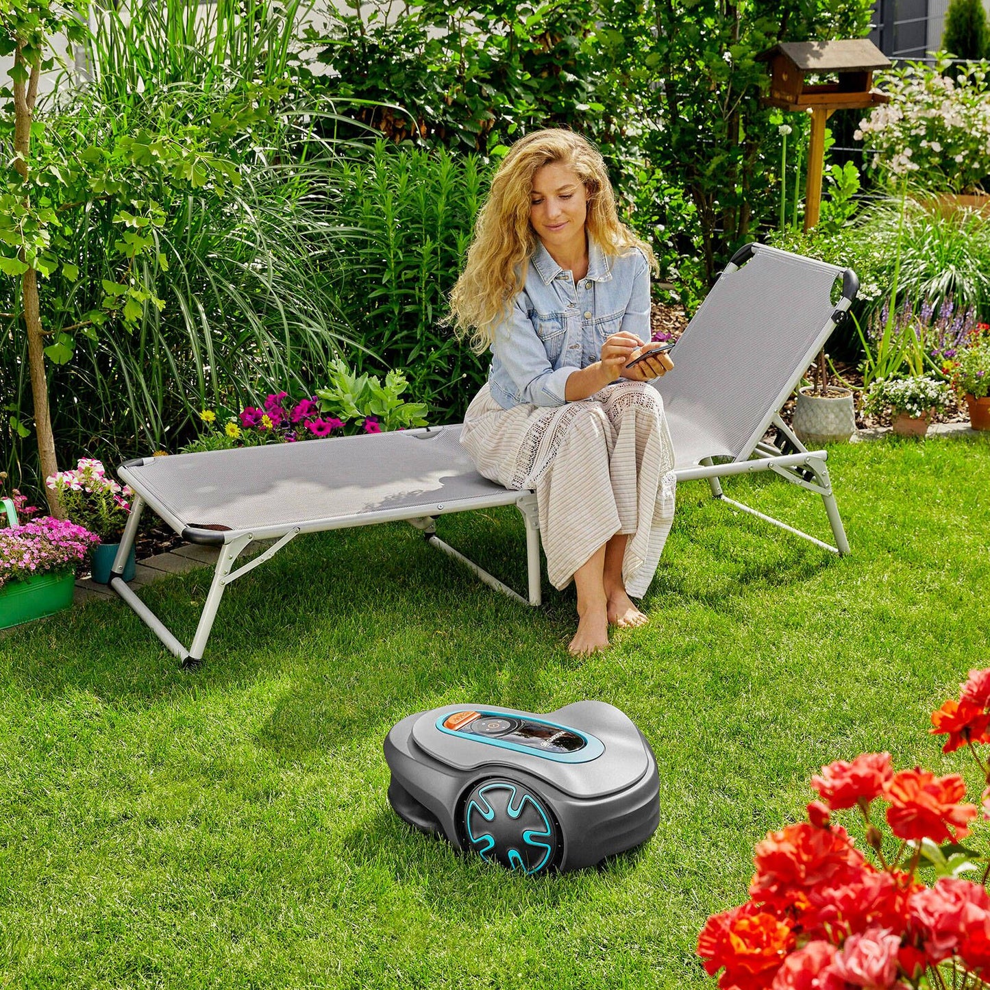 Gardena Sileno Minimo Robotic Lawnmower - 500m²