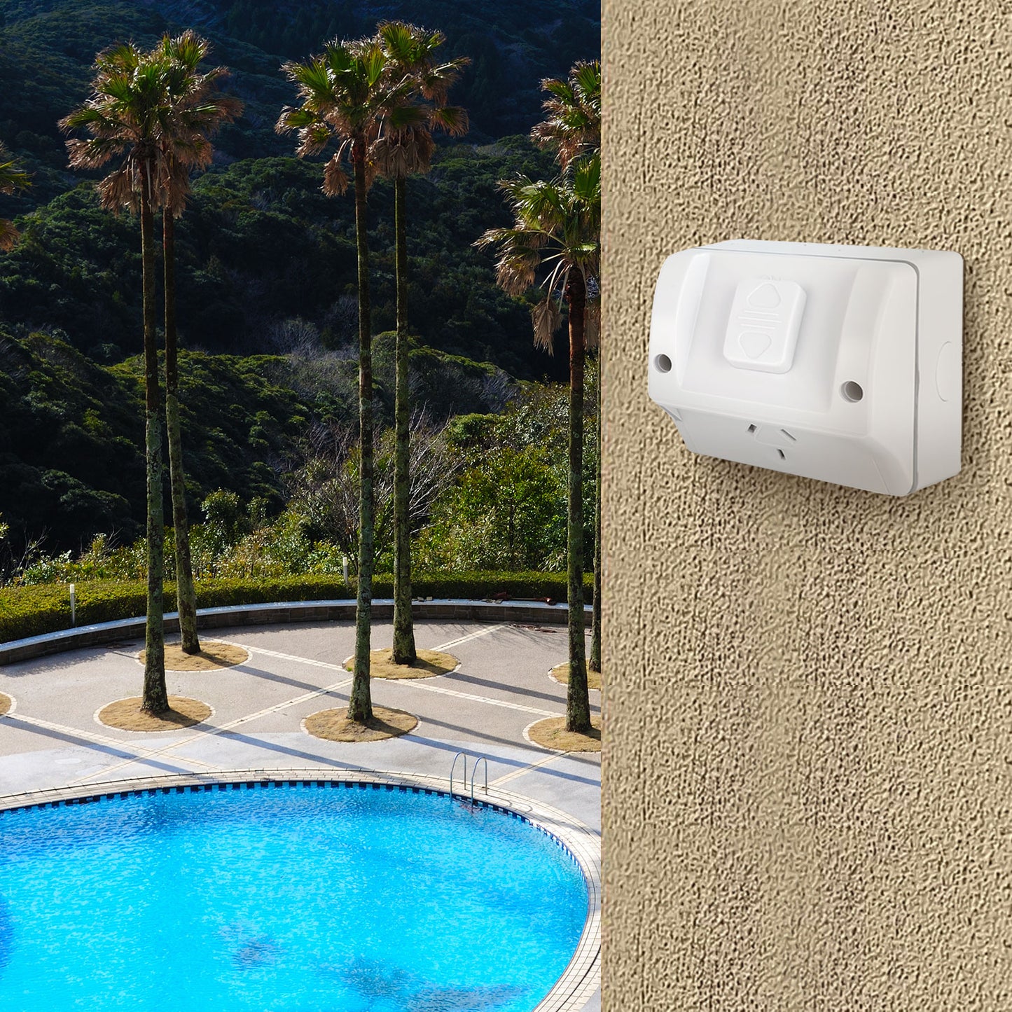 Deta Single Weatherproof Power Point