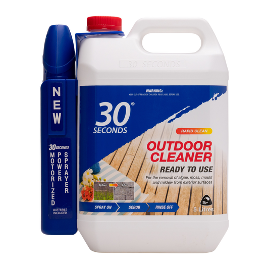 30 Seconds Outdoor Cleaner With Power Sprayer - 5L