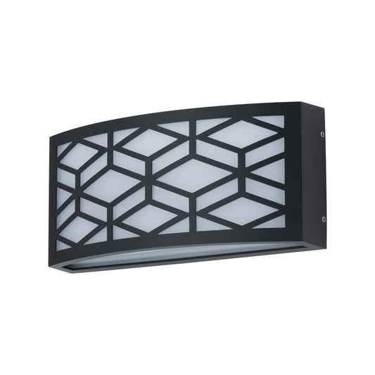 Arlec Burly LED Bunker Light - 10W - 600 Lumen - Matte Black