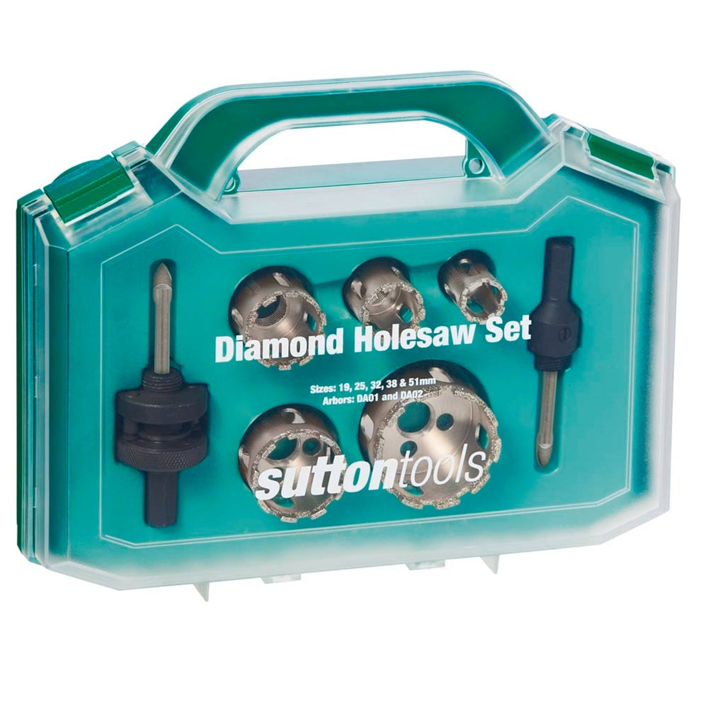 Sutton Tools Diamond Segment Holesaw Set - 7 Piece - 25mm