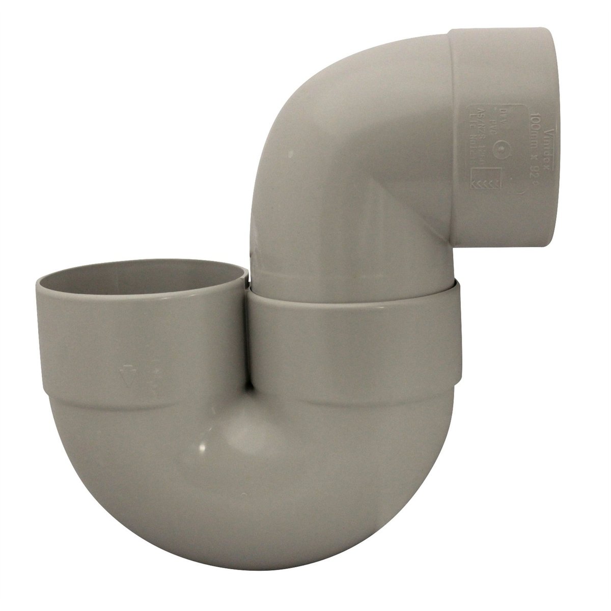 Holman 100mm PVC DWV Adjustable Trap Disconnector - Grey - Durable