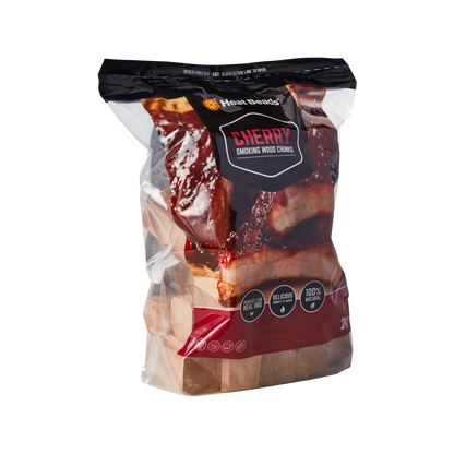 Heat Beads 2kg Cherry Smoking Chunks BBQ Fuel - 2kg Bag - Cherry