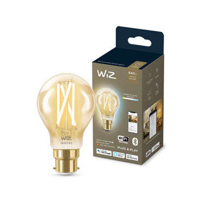 Wiz A60 B22 LED Filament Globe - 7W - 640lm