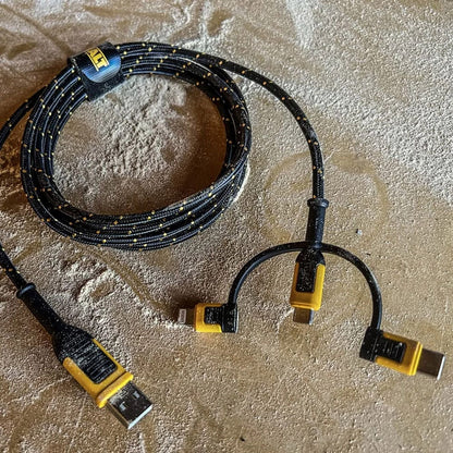 Dewalt 3-in-1 Charging Cable - 1.8m