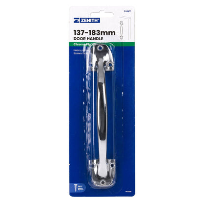 Zenith Door Handle - 195mm - Chrome