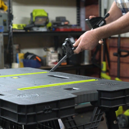 Ryobi 30 Sec Setup Folding Work Table with Two Clamps - 453kg Max Weight - RWT2CL