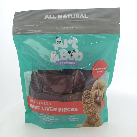 Art Bob Beef Liver Pieces Dog Treat - 200g