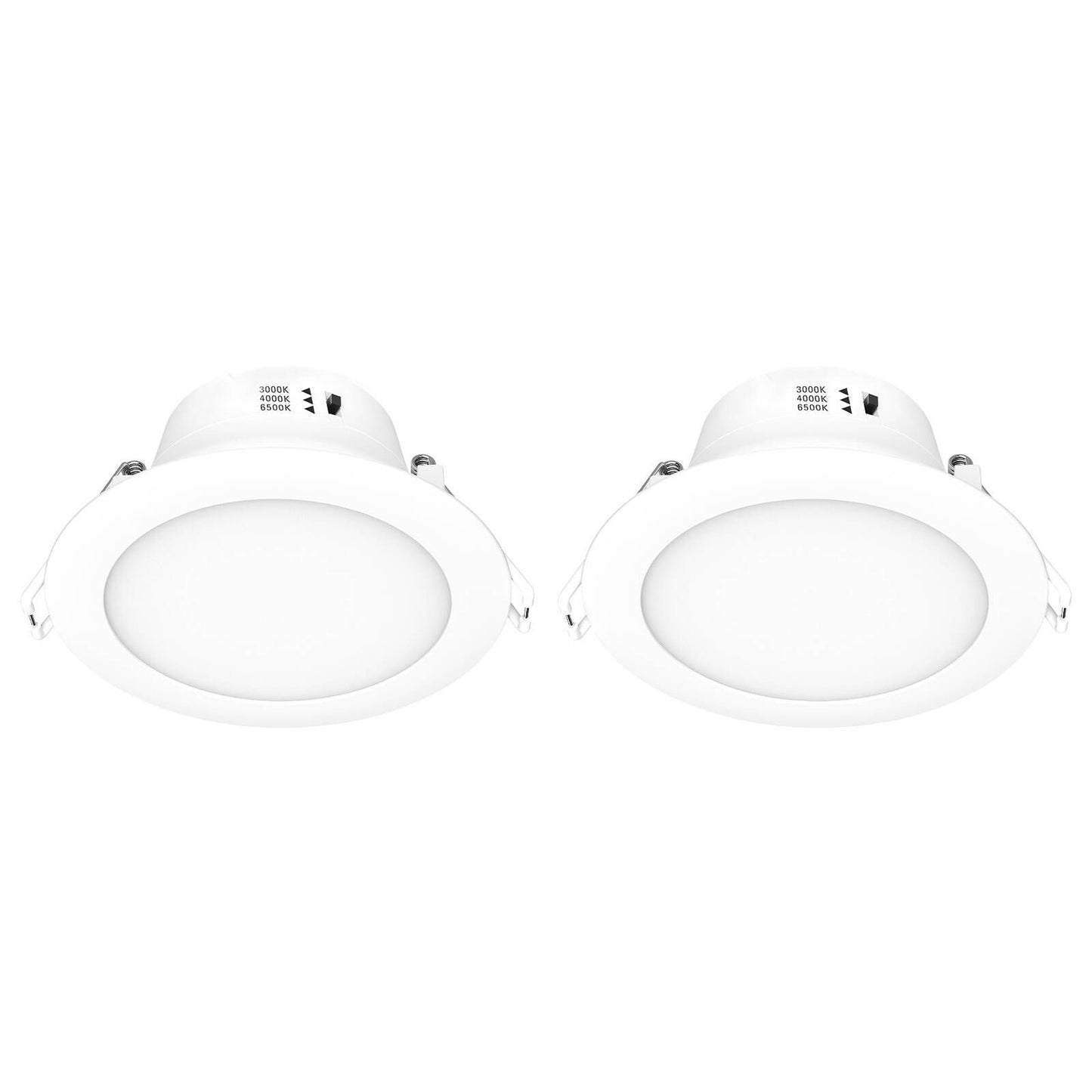 Arlec Dimmable LED Downlight - 9W - 92mm - Tri Colour - 2 Pack