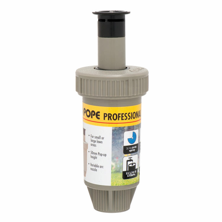 Pope Professional Pop Up Sprinkler - 50mm - 3/4 Circle