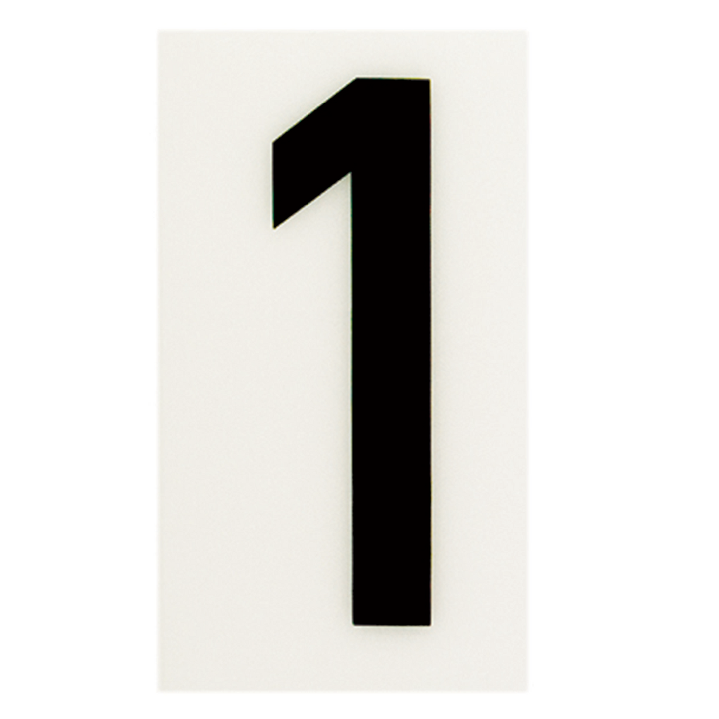 Sandleford Self Adhesive House Number 1 - 85mm - White