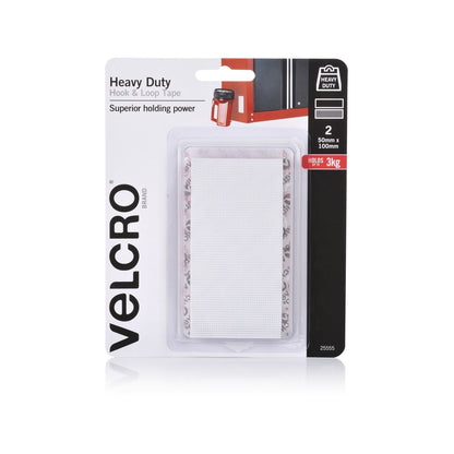 VELCRO® Brand Heavy Duty Stick On Tape - 50 x 100mm