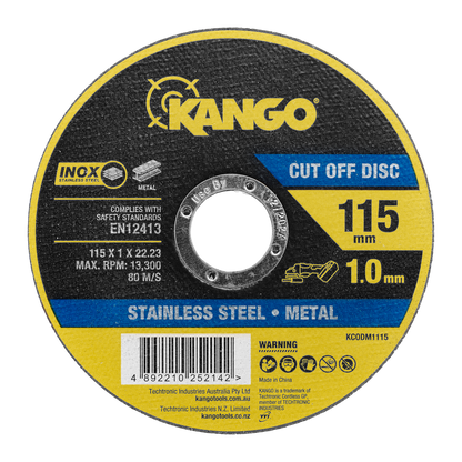 Kango Metal Cut Off Discs - 115mm - 12 Pack
