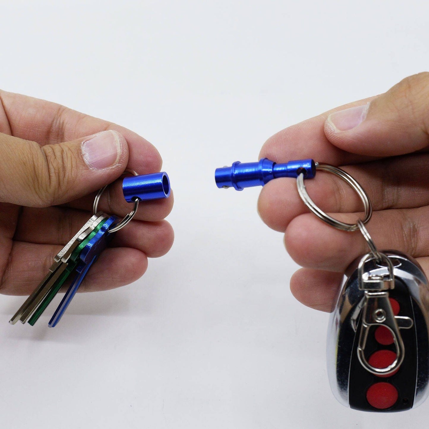Key Essentials Pull Apart Key Holder Key Ring - Assorted Colours