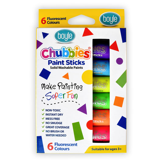 Boyle Chubbies Paint Sticks - 6 Pack