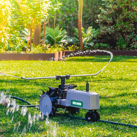Holman Travelling Sprinkler - 1100m2 - Metal - Self-Propelled