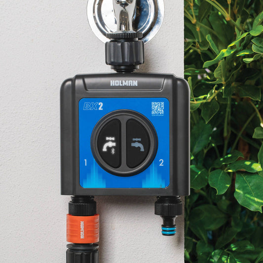 Holman bx2 Dual Outlet Bluetooth Tap Timer - 203 x 60 x 164mm