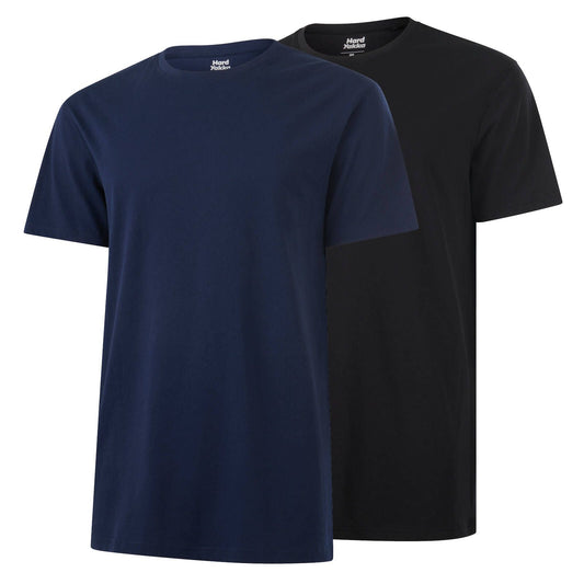 Hard Yakka Core Tee Bundle - 2 Pack - XL - Black/Navy