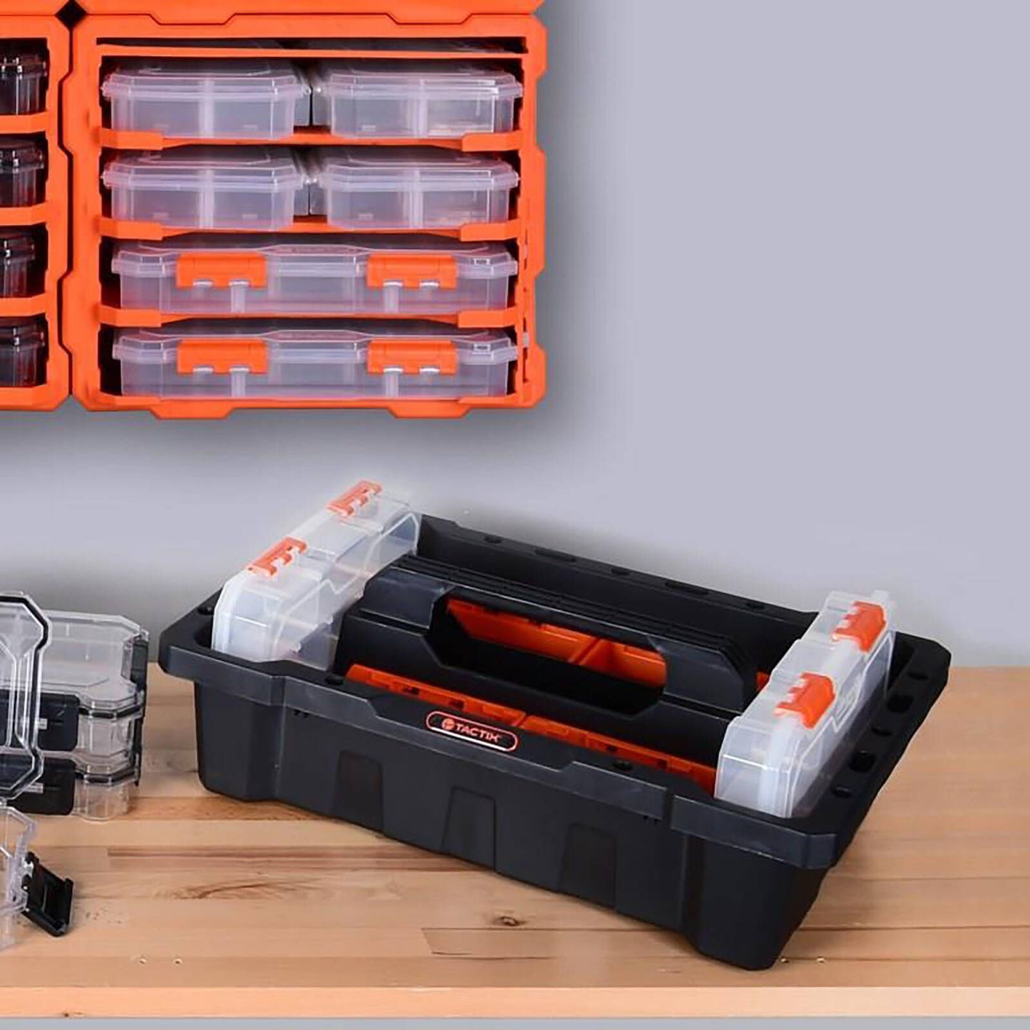 Tactix Storage Box - 6 Compartment - Small