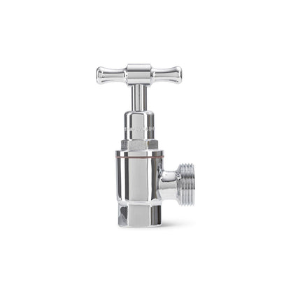 Brasshards T Head Washing Machine Tap - 20 x 15mm - Chrome