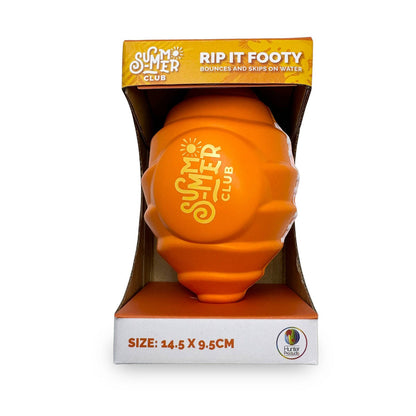 Summer Club Orange Rip It Footy - 95 x 145mm