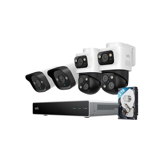 Eufy S4 NVR POE Security System - 4 Cameras