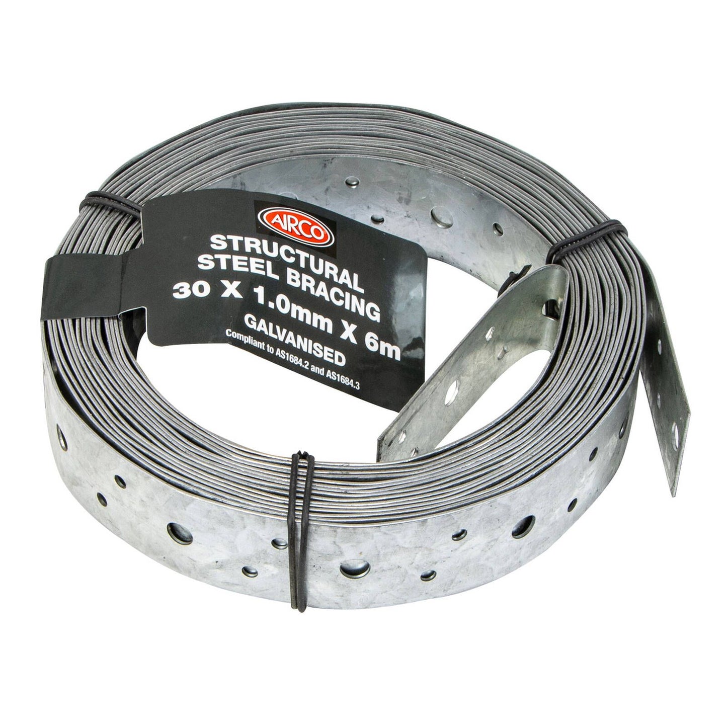 Airco Structural Galvanised Strapping - 30mm x 1mm x 6m