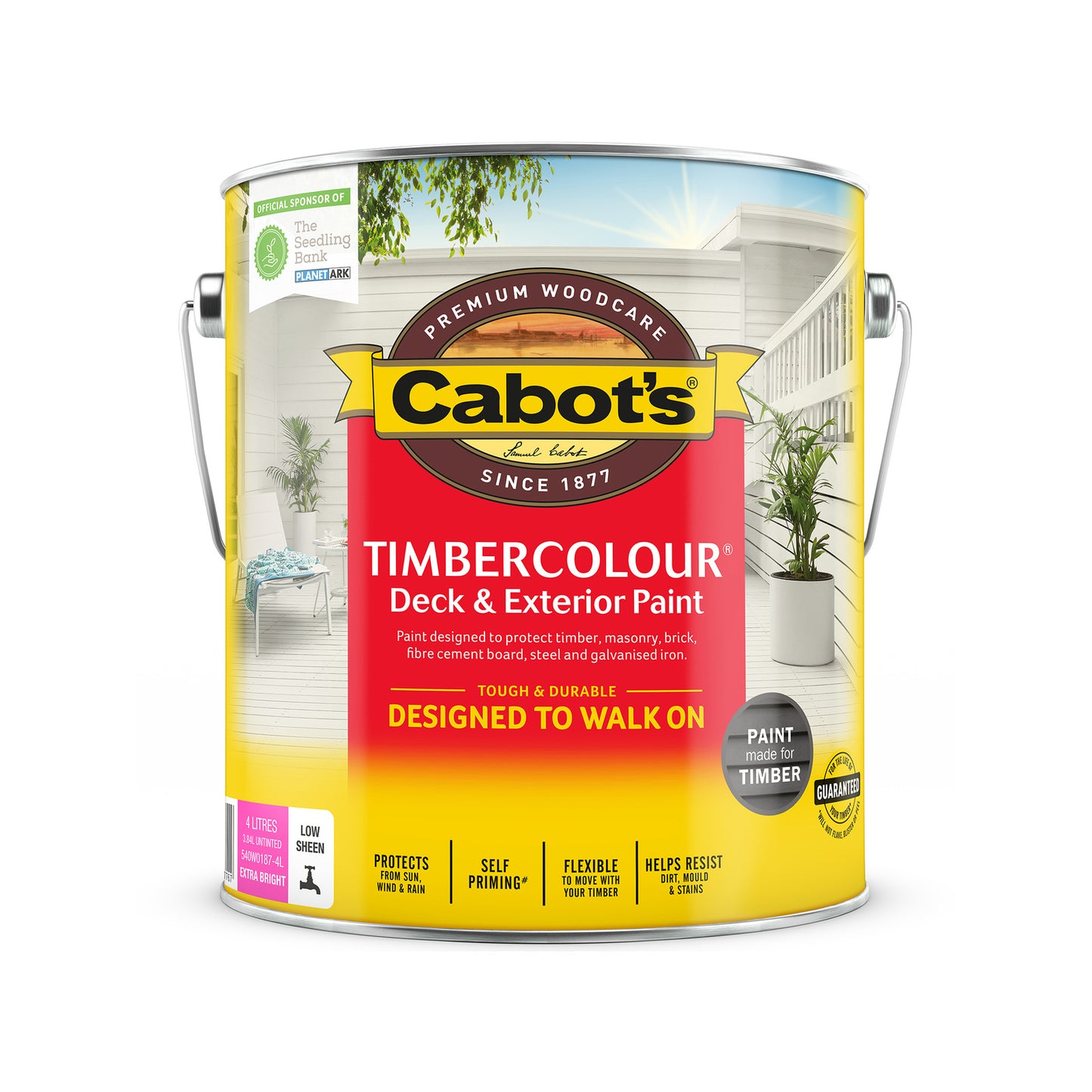 Cabot Timbercolour Deck Paint - 4L