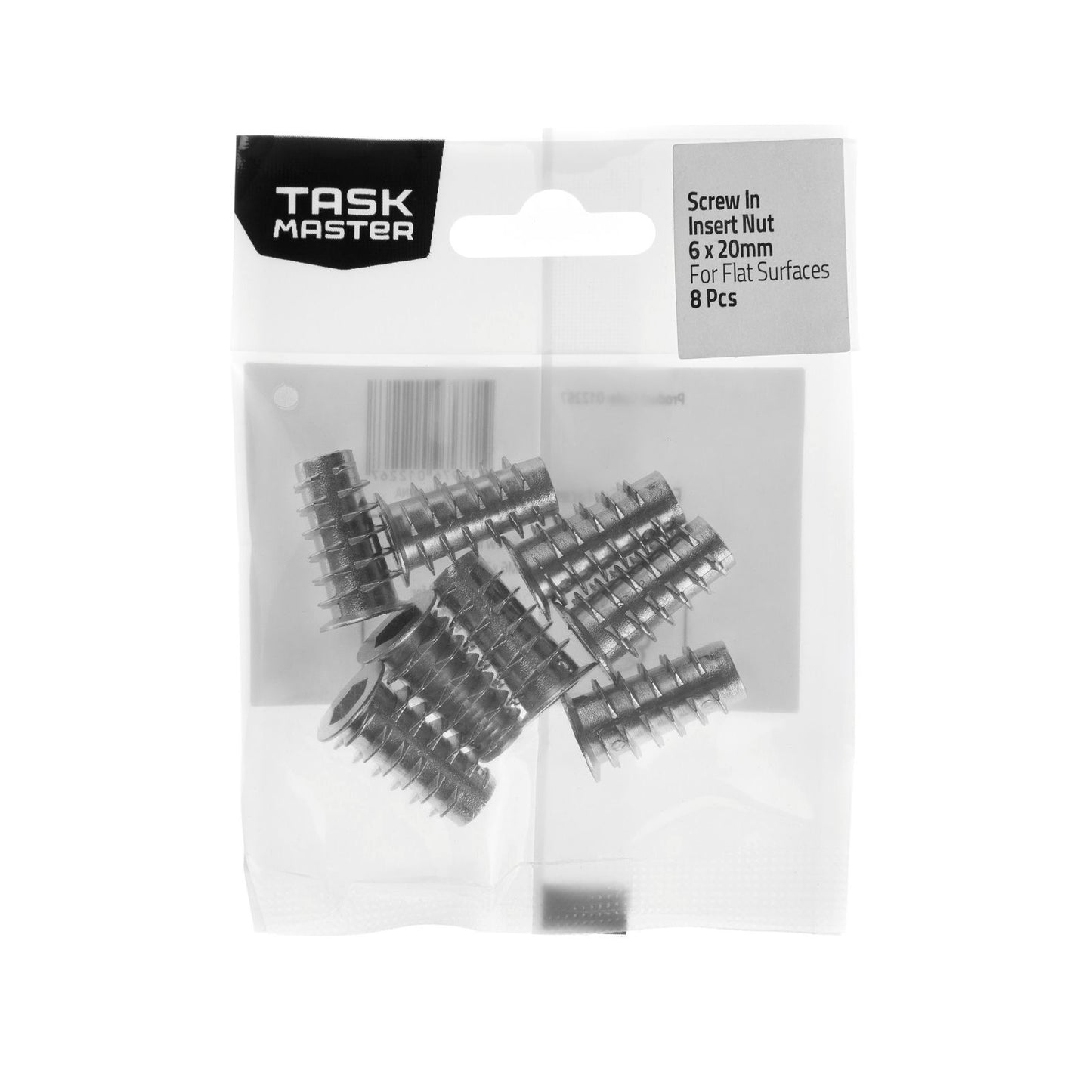 Taskmaster Screw-In Insert Nut - 6 x 20mm