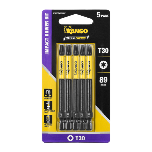 Kango TX30 Impact Driver Bit - 89mm - 5 Pack