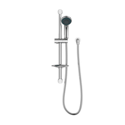 Flexipsray Chrome Bermuda Classic Rail Shower - 5 Function - 100mm