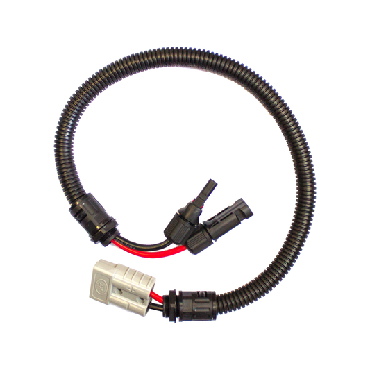 Kt Solar 600mm HD Connector - 50A MC4 Plug & Socket - Black