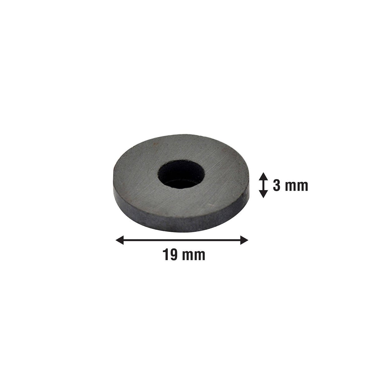 Everhang 19mm Ceramic Donut Magnet - 6 Pack - Lightweight - Strong