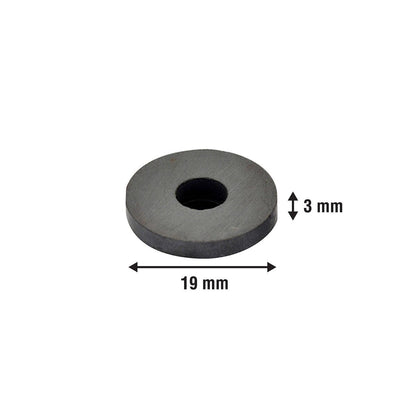 Everhang 19mm Ceramic Donut Magnet - 6 Pack - Lightweight - Strong