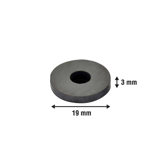 Everhang 19mm Ceramic Donut Magnet - 6 Pack - Lightweight - Strong