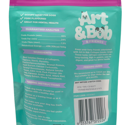 Art Bob Collagen Bacon Dog Treat - 100g