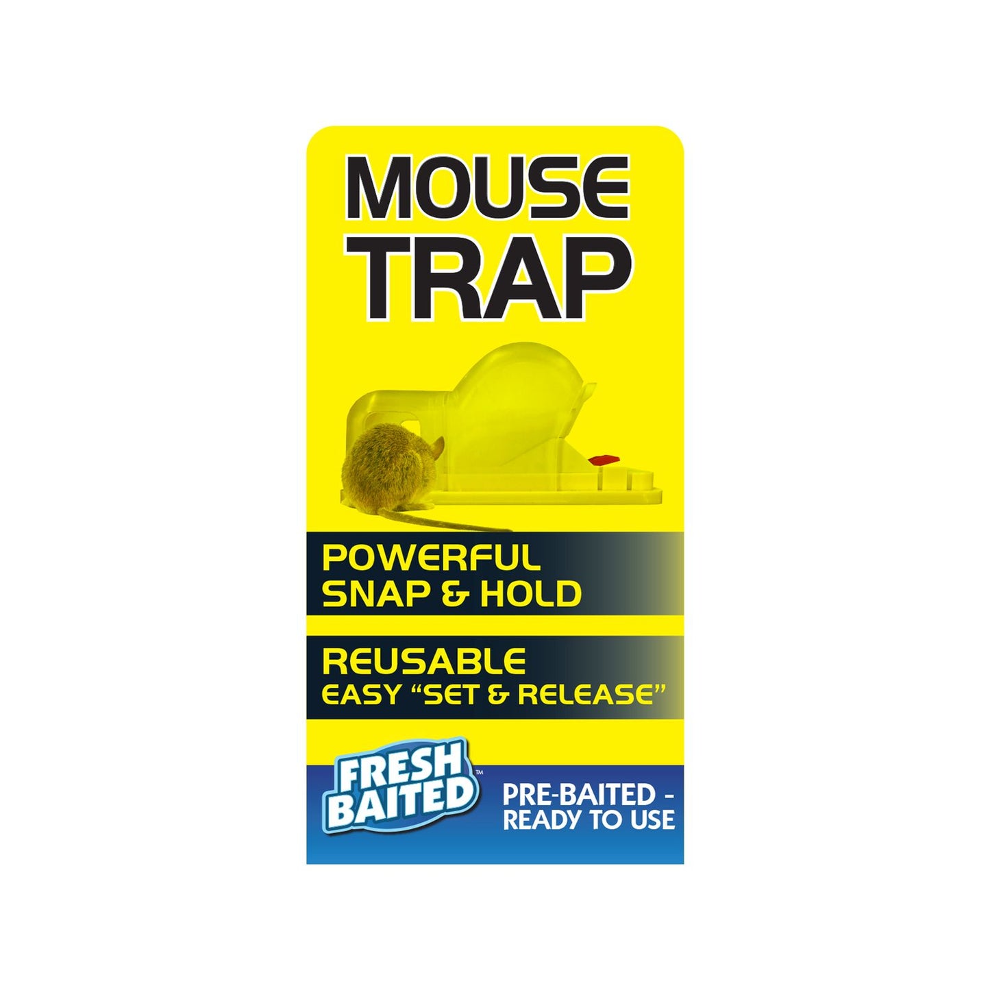 The Big Cheese Pet Safer Mouse Trap - 95 x 23 x 75mm