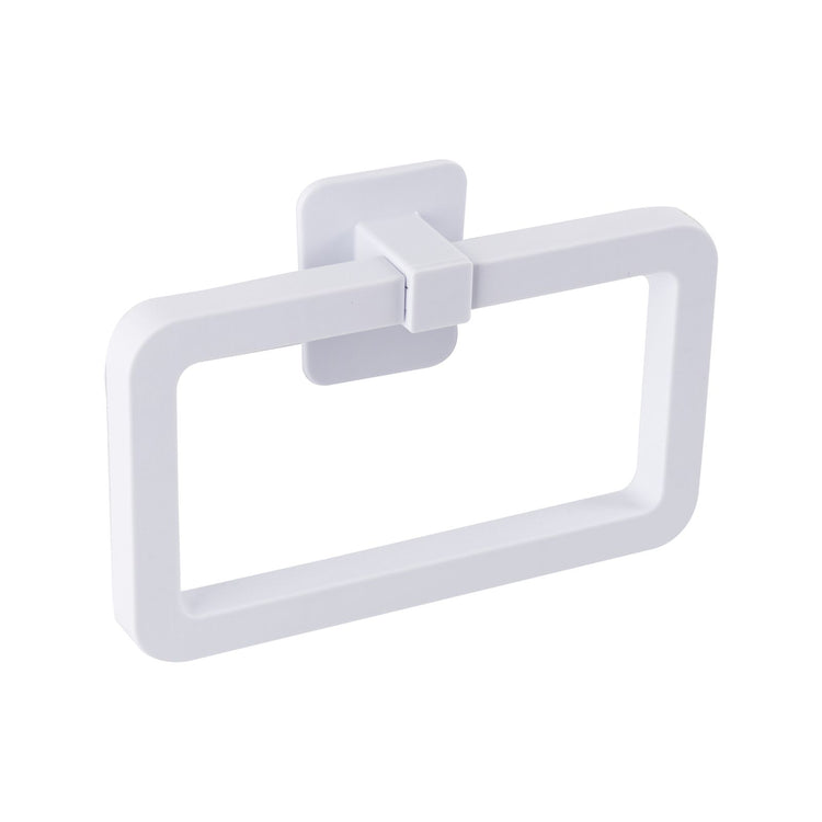 Naleon White Self Adhesive Towel Ring