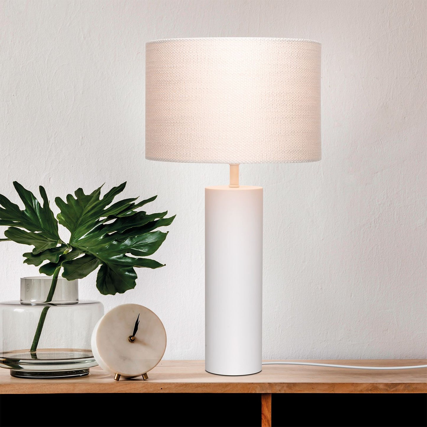 Verve Design Sierra Lamp Base - 42cm - Matte White