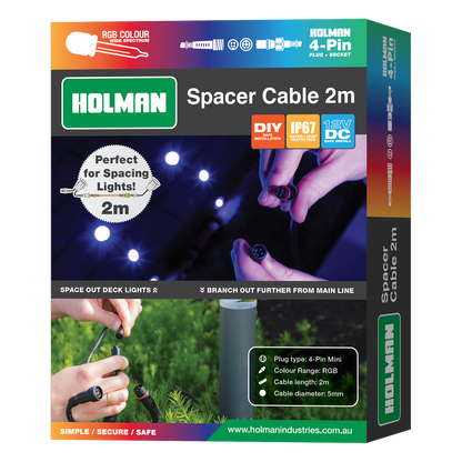 Holman RGB Colour Connection Tee - 100mm - Weather Resistant - Outdoor Use