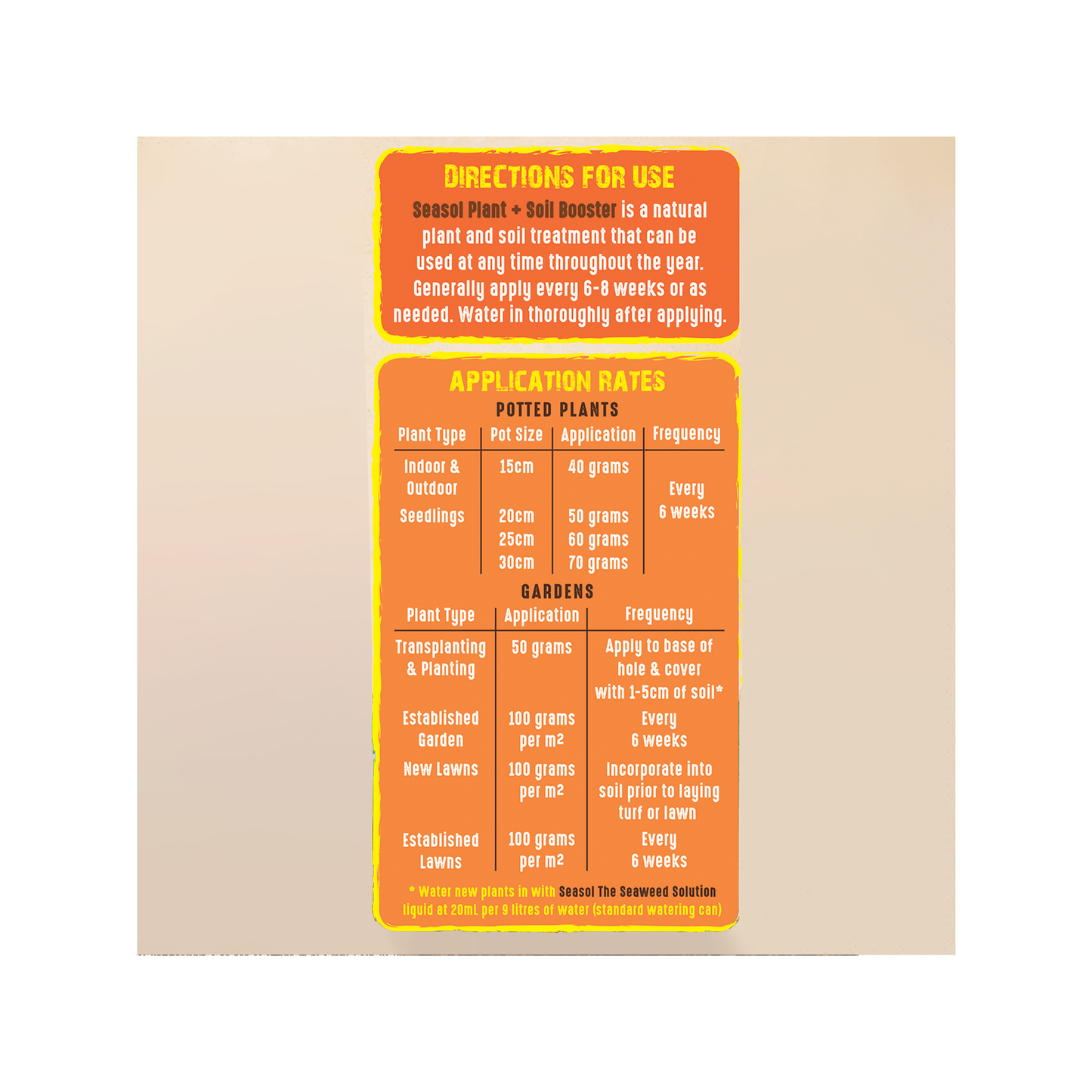 Seasol Plant Soil Booster - 4kg - 227 x 430 x 100mm