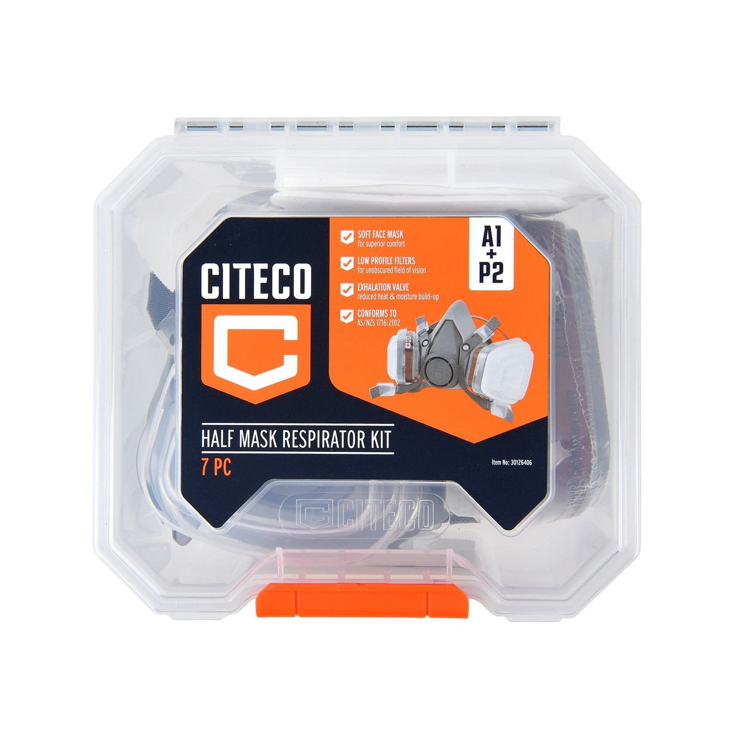 Citeco Half Face Respirator A1P2 Kit - 160 x 100 x 180mm