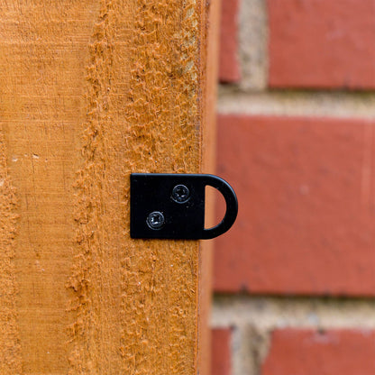 Taskmaster Solid Brass Surface Bolt 75mm - Black Matte