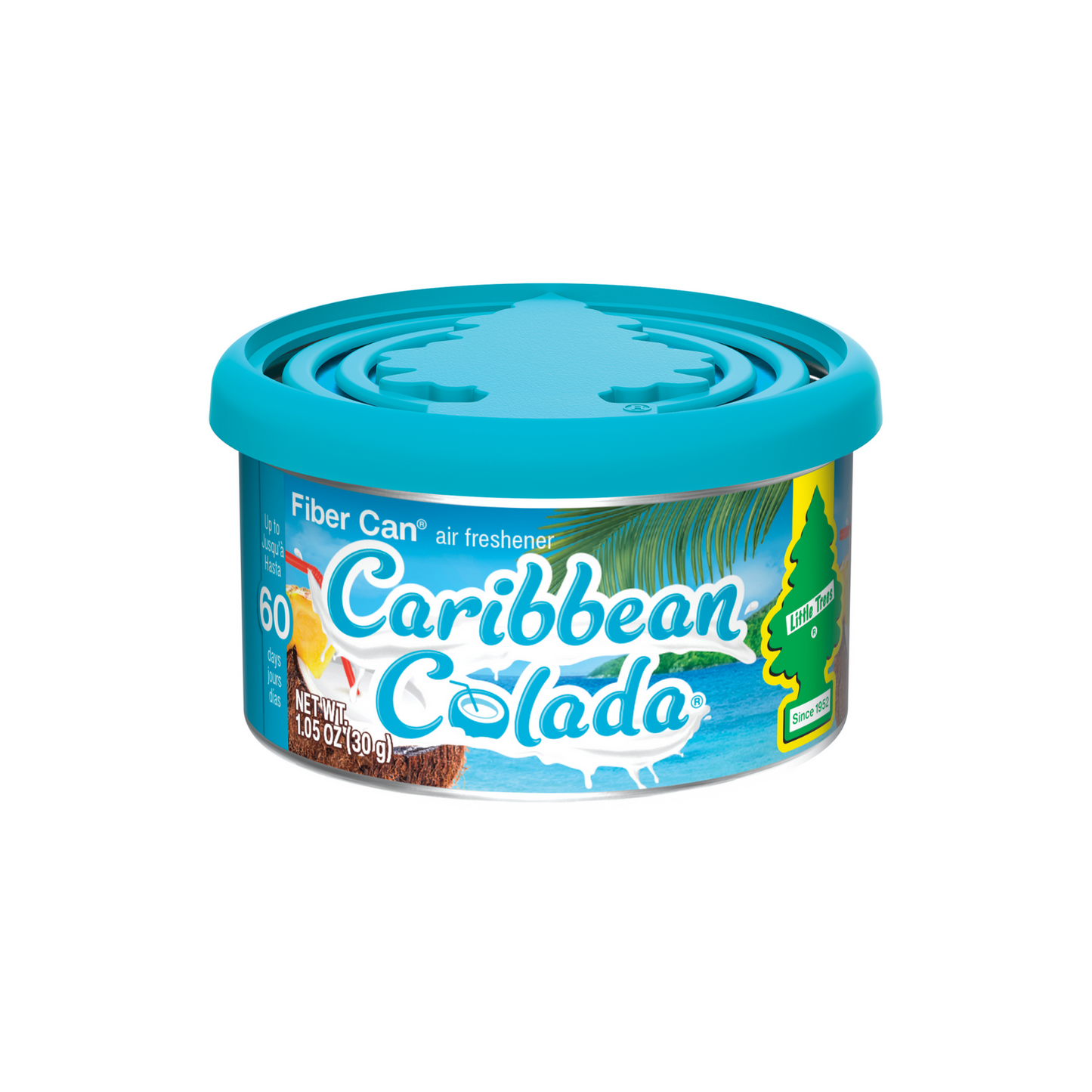 Little Trees Caribbean Colada Air Freshener Fiber Can - 30g