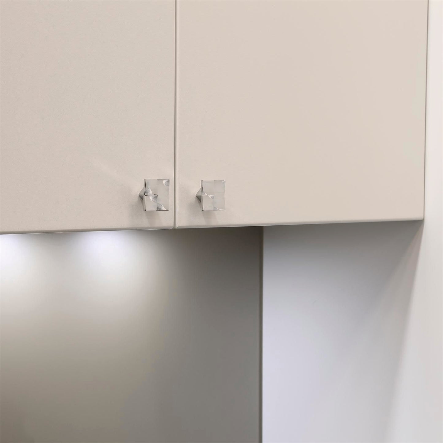 Prestige Chrome Plated Abstract Knob - 36mm