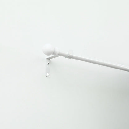 Windoware White Metal Single Curtain Unstayed Bracket - 100mm - 2 Pack