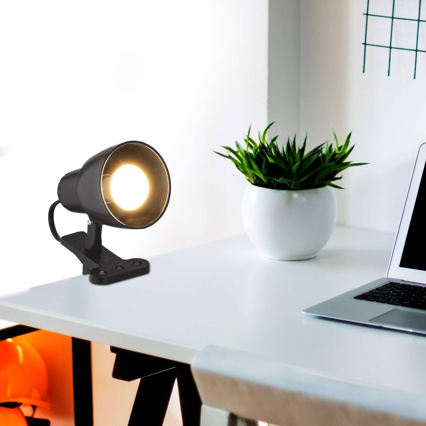 Verve Design Black Cassy Clip Lamp